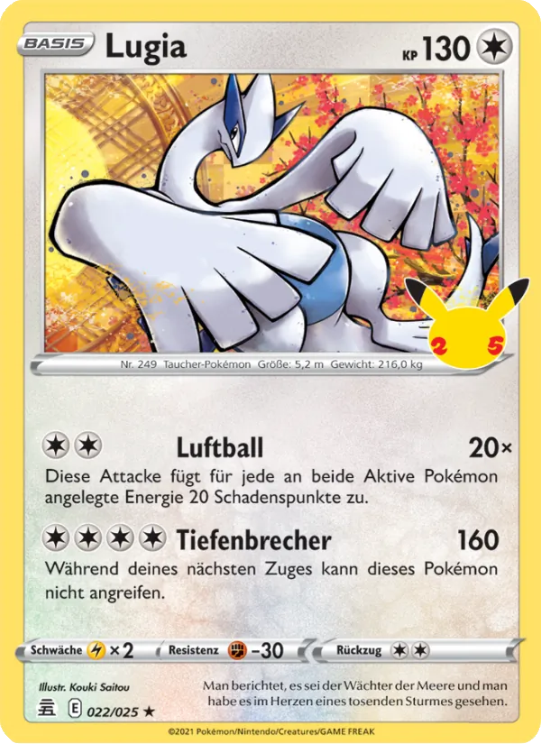 Lugia, Celebrations 22