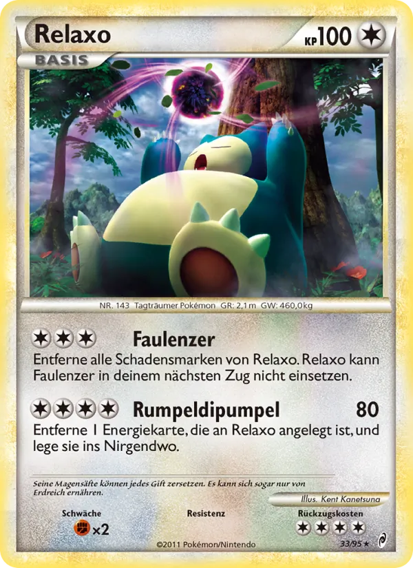 Relaxo, Ruf der Legenden 33