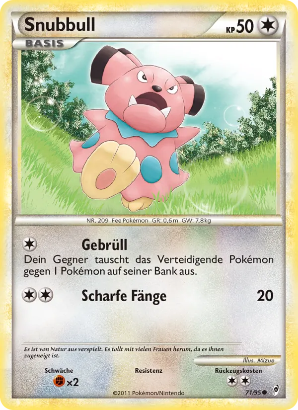 Snubbull, Ruf der Legenden 71