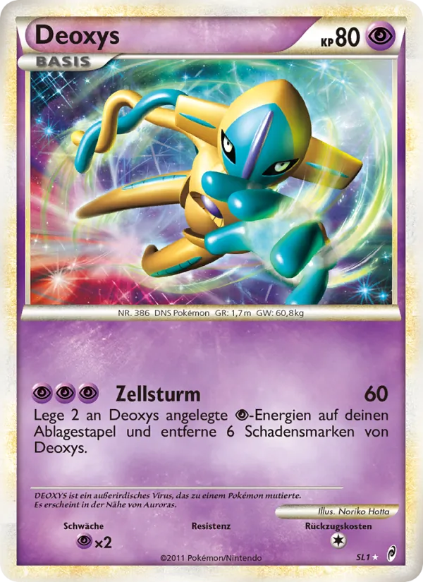 Deoxys, Ruf der Legenden SL1