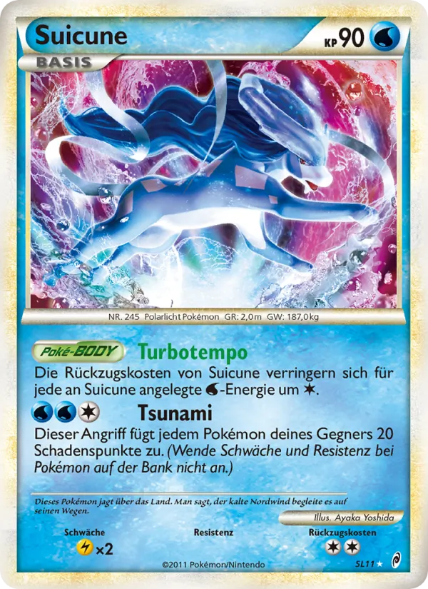 Suicune, Ruf der Legenden SL11