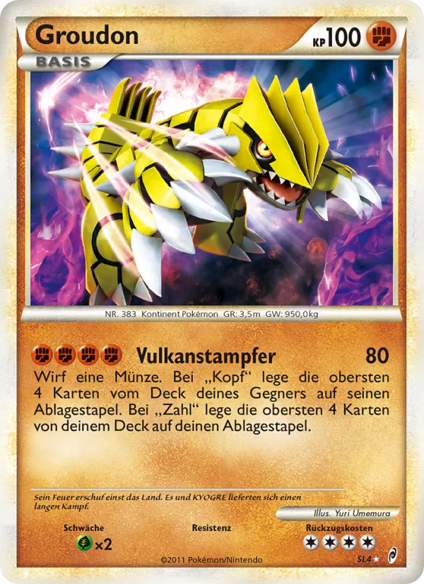 Groudon, Ruf der Legenden SL4