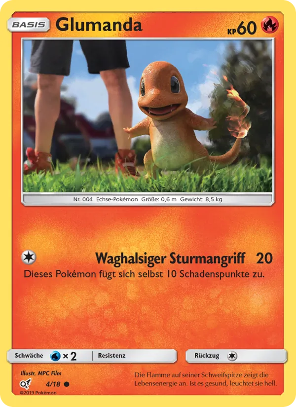 Glumanda, Meisterdetektiv Pikachu 4