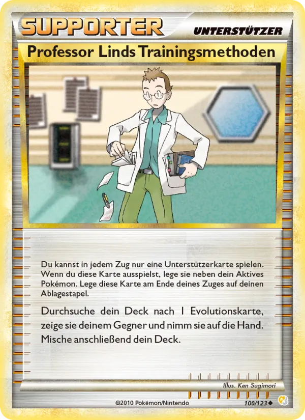 Professor Linds Trainingsmethoden, HeartGold SoulSilver 100