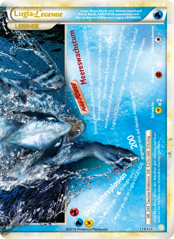 Lugia LEGENDE, HeartGold SoulSilver 114