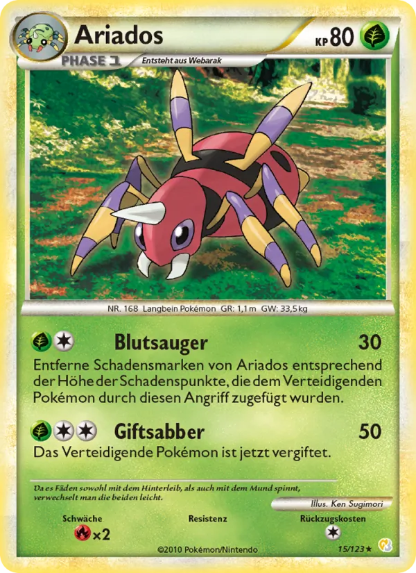 Ariados, HeartGold SoulSilver 15