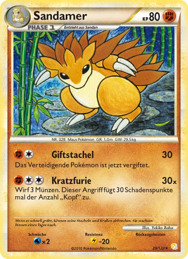Sandamer, HeartGold SoulSilver 29