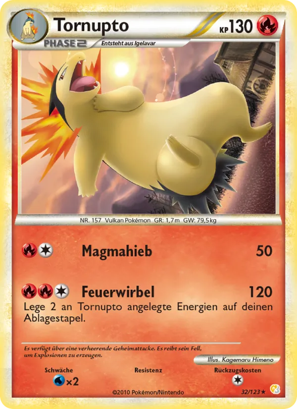 Tornupto, HeartGold SoulSilver 32