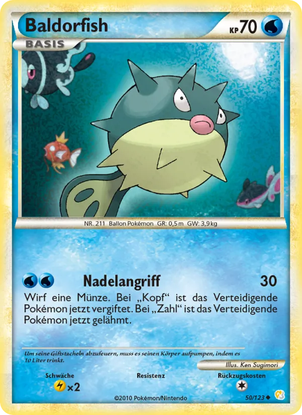 Baldorfish, HeartGold SoulSilver 50