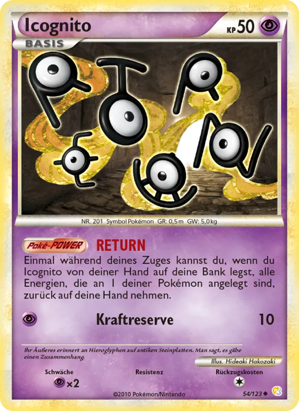 Icognito, HeartGold SoulSilver 54