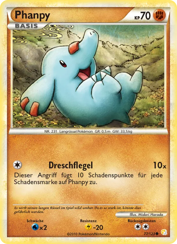 Phanpy, HeartGold SoulSilver 77
