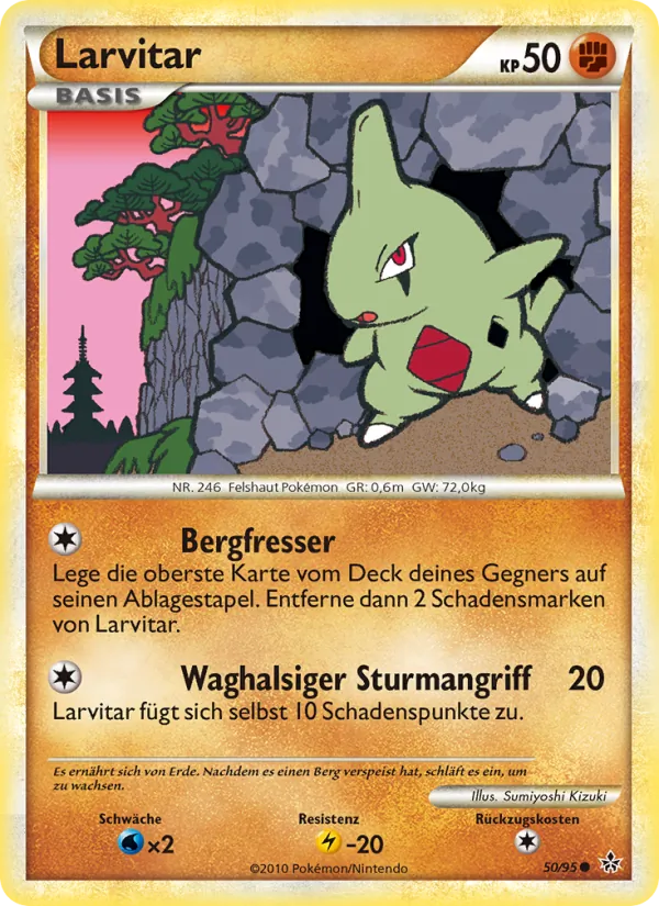 Larvitar, Entfesselt 50