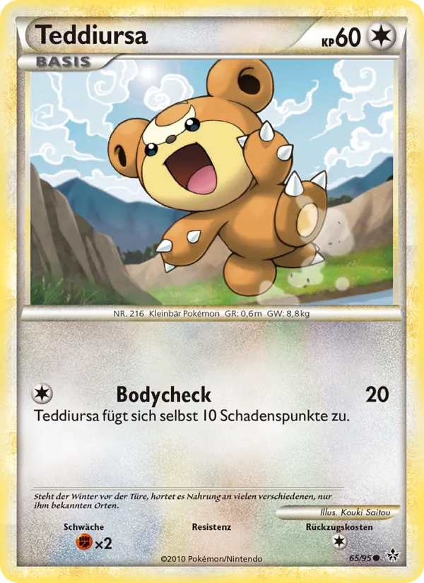 Teddiursa, Entfesselt 65