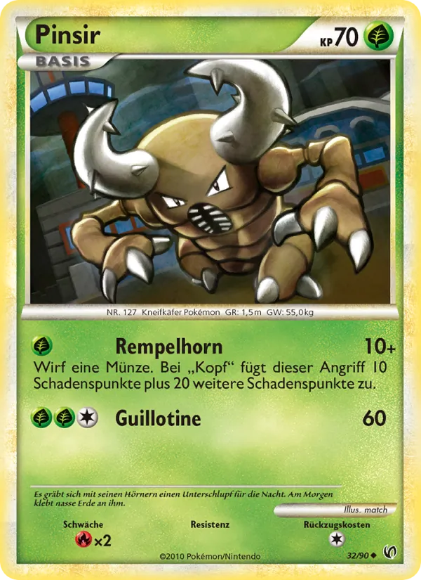 Pinsir, Unerschrocken 32