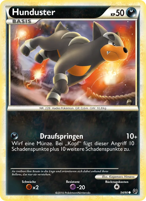 Hunduster, Unerschrocken 54