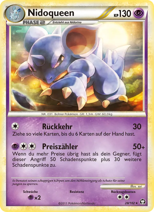 Nidoqueen, Triumph 28