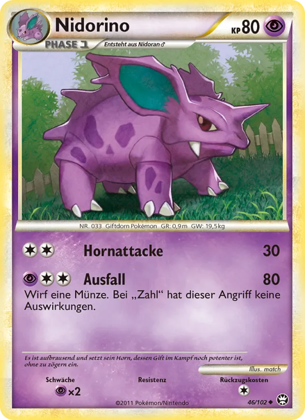 Nidorino, Triumph 46
