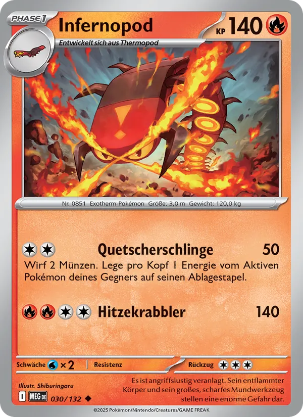 Infernopod, Mega-Entwicklung 030