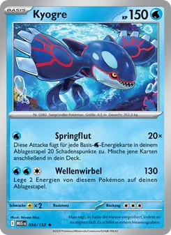 Kyogre, Mega-Entwicklung 034