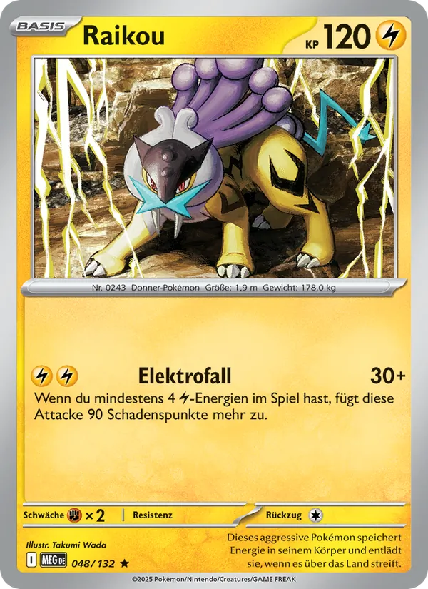 Raikou, Mega-Entwicklung 048