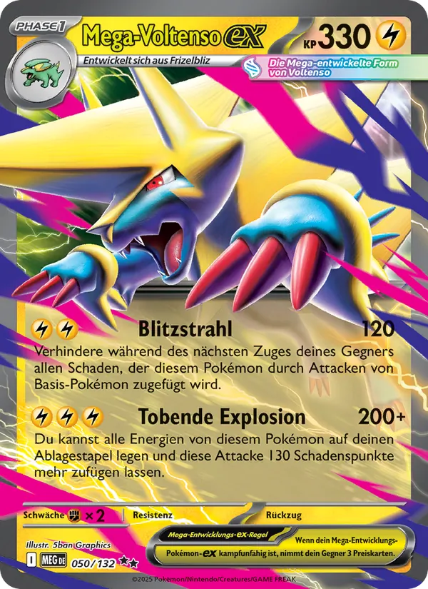Mega Voltenso-ex, Mega-Entwicklung 050