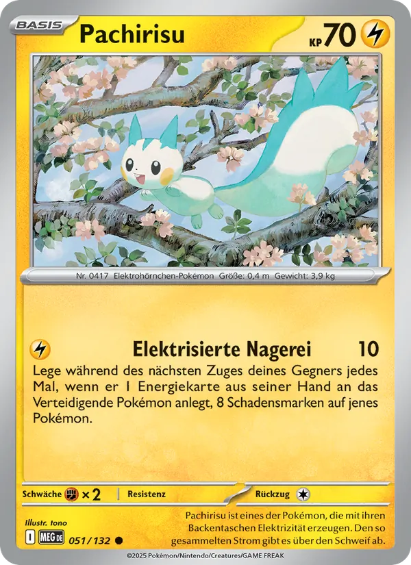 Pachirisu, Mega-Entwicklung 051
