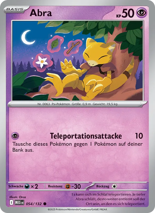 Abra, Mega-Entwicklung 054