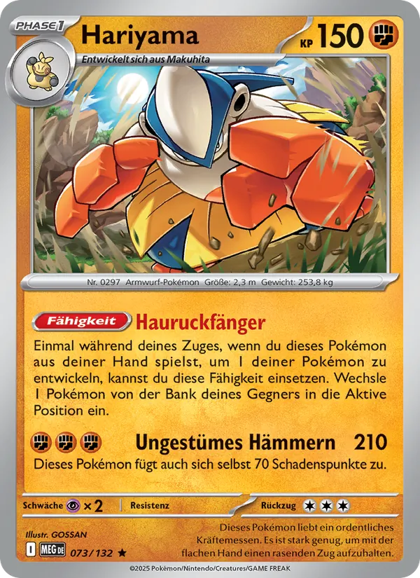 Hariyama, Mega-Entwicklung 073