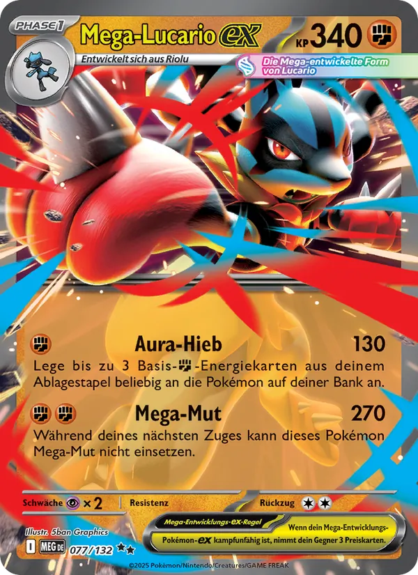 Mega-Lucario-ex, Mega-Entwicklung 077