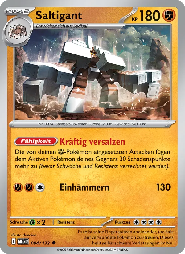 Saltigant, Mega-Entwicklung 084