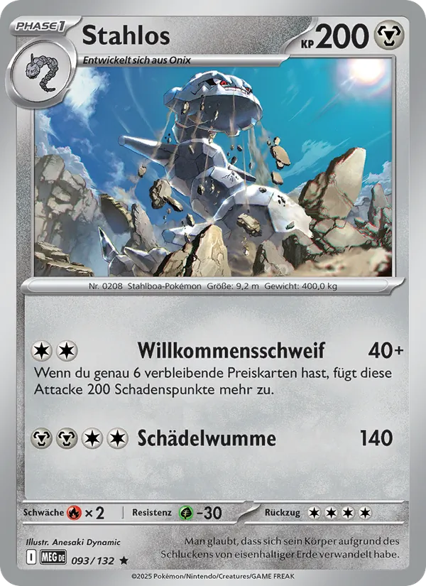 Stahlos, Mega-Entwicklung 093