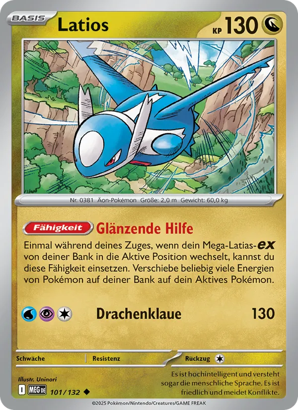 Latios, Mega-Entwicklung 101