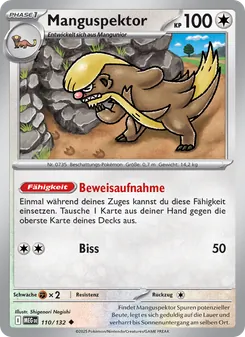 Manguspektor, Mega-Entwicklung 110