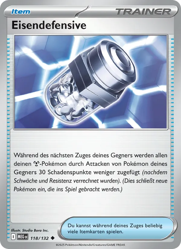 Eisendefensive, Mega-Entwicklung 118