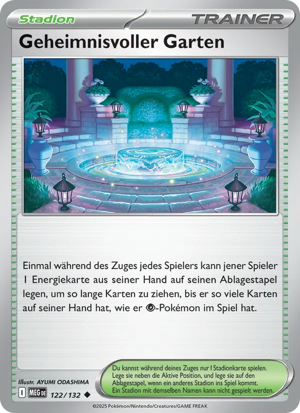 Geheimnisvoller Garten, Mega-Entwicklung 122