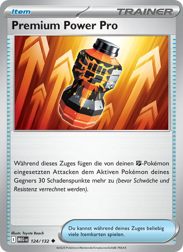 Premium Power Pro, Mega-Entwicklung 124