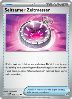Seltsamer Zeitmesser, Mega-Entwicklung 128