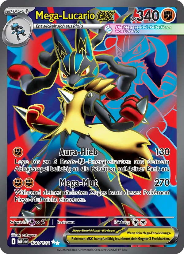 Mega-Lucario-ex, Mega-Entwicklung 160
