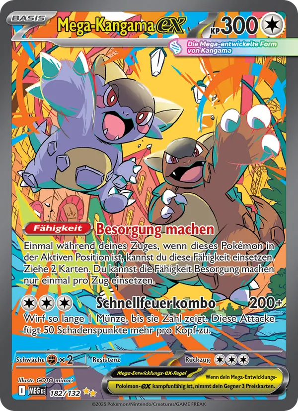 Mega-Kangama-ex, Mega-Entwicklung 182