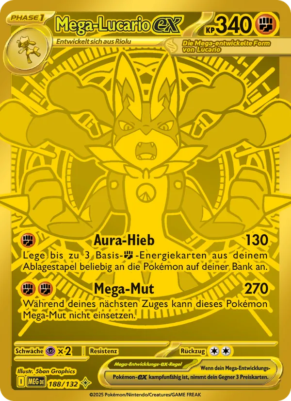Mega-Lucario-ex, Mega-Entwicklung 188