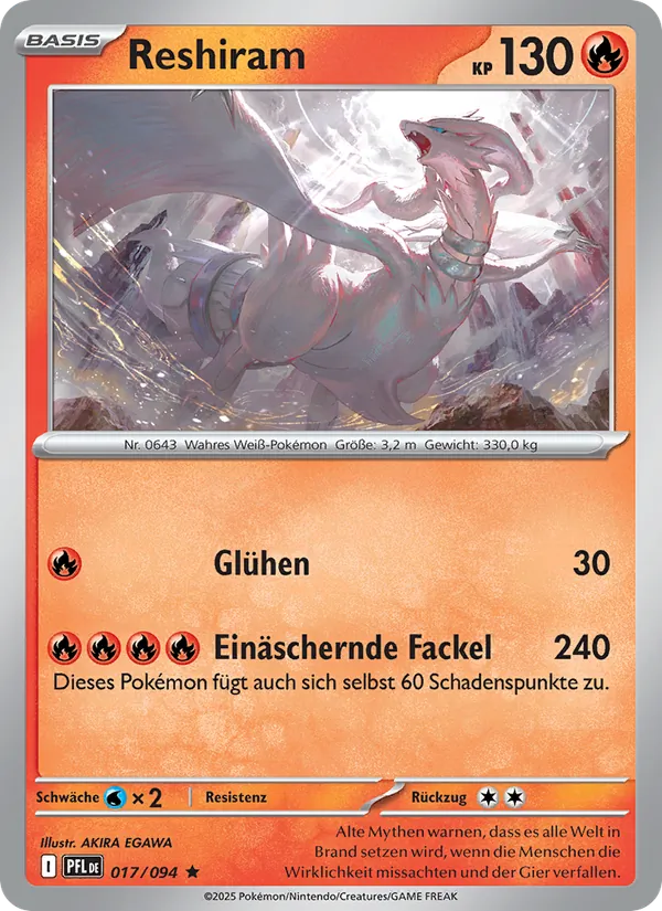 Reshiram, Fatale Flammen 017