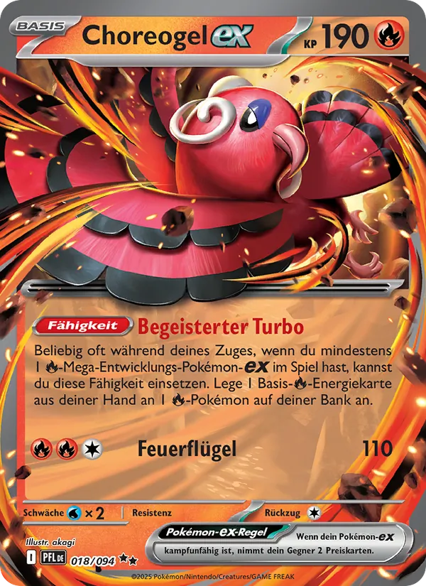 Choreogel-ex, Fatale Flammen 018