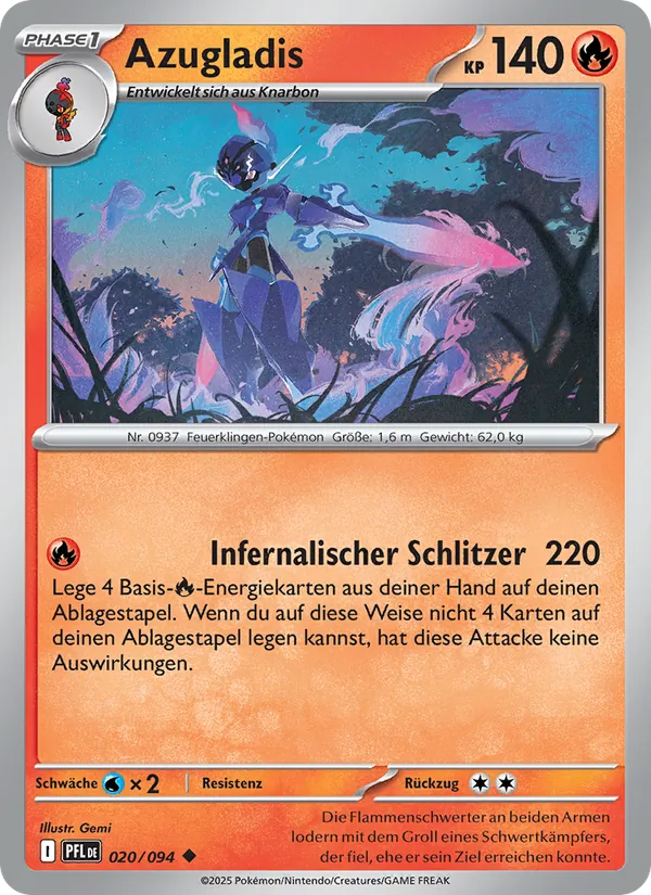 Azugladis, Fatale Flammen 020
