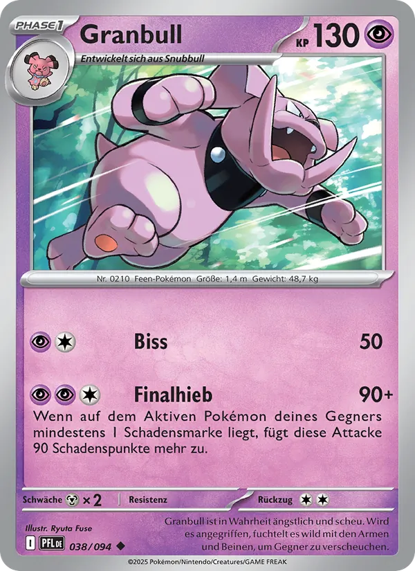 Granbull, Fatale Flammen 038