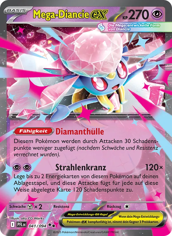 Mega-Diancie-ex, Fatale Flammen 041