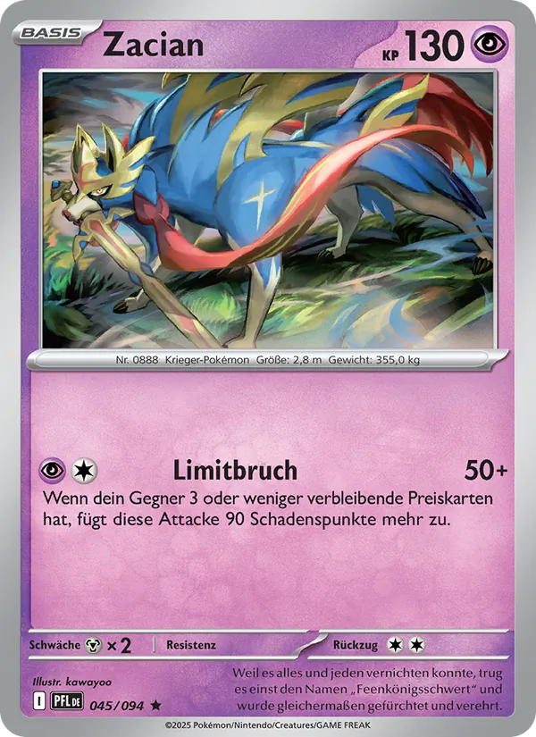 Zacian, Fatale Flammen 045