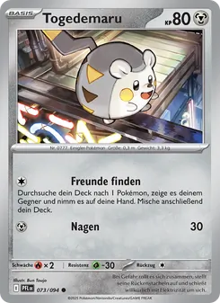 Togedemaru, Fatale Flammen 073