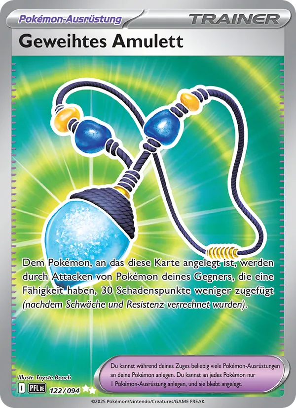 Geweihtes Amulett, Fatale Flammen 122