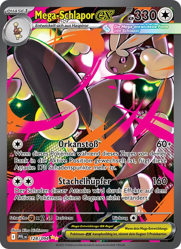 Mega-Schlapor-ex, Fatale Flammen 128