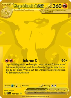 Mega-Glurak X-ex, Fatale Flammen 130